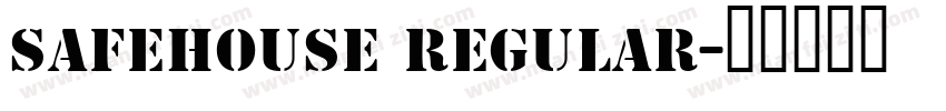 SafeHouse Regular字体转换